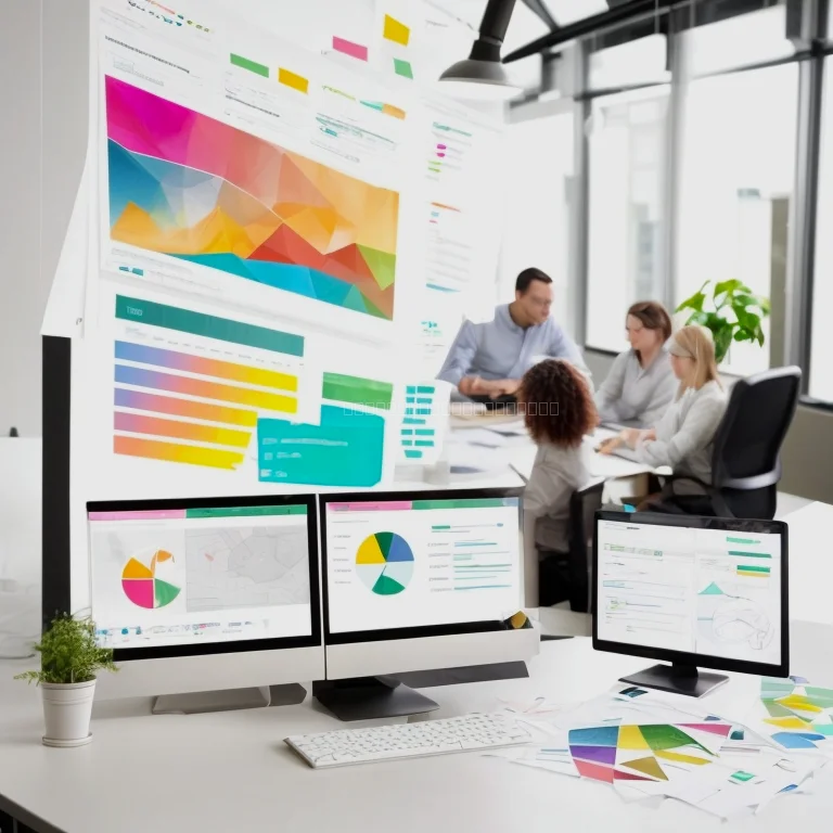 Team collaboration on creative project